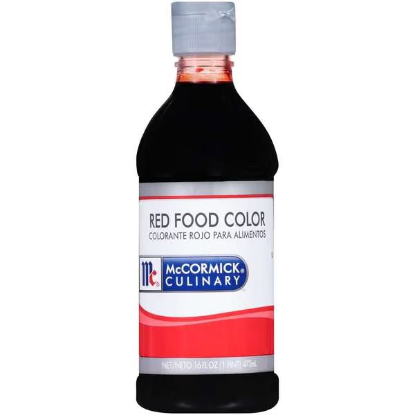 McCormick Culinary Red Food Color 1 Pint Bottle, PK6, Mccormick, Mfr#: 930650
