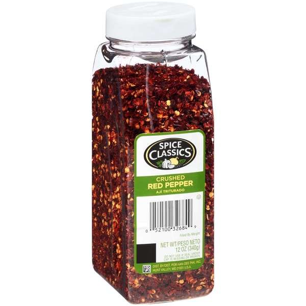 Spice Classics Crushed Red Pepper 12 oz., PK6, Spice Classics, Mfr#: 932684