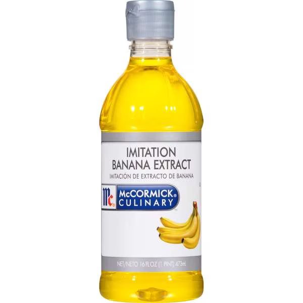 McCormick Culinary Imitation Banana Extract 1 Pint Bottle, PK6, Mccormick, Mfr#: 930624