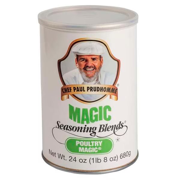 Magic Seasoning Blends Poultry Magic Seasoning 24 oz. Can, PK4, Magic Seasoning, Mfr#: POU201