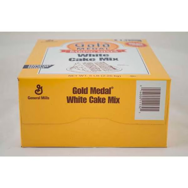 Gold Medal Baking Mixes White Cake Mix 5lbs, PK6, Gold Medal, Mfr#: 16000-11132