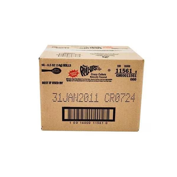 Fruit Roll-Ups Crazy Colors Snack 0.5 oz., PK96, Betty Crocker, Mfr#: 16000-11561