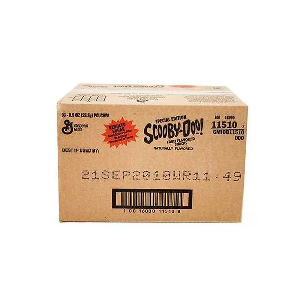 Betty Crocker Scooby-Doo Fruit Snacks .9 oz. Bag, PK96, Betty Crocker, Mfr#: 16000-11510