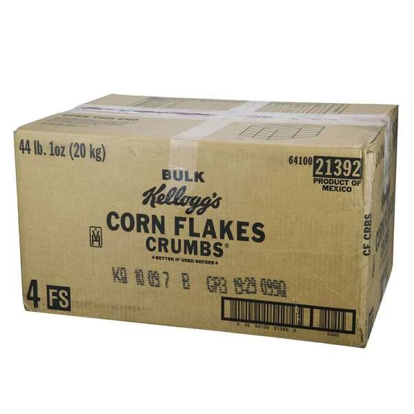 Kellogg's Corn Flakes Crumb 44lbs, Kelloggs, Mfr#: 6410021392