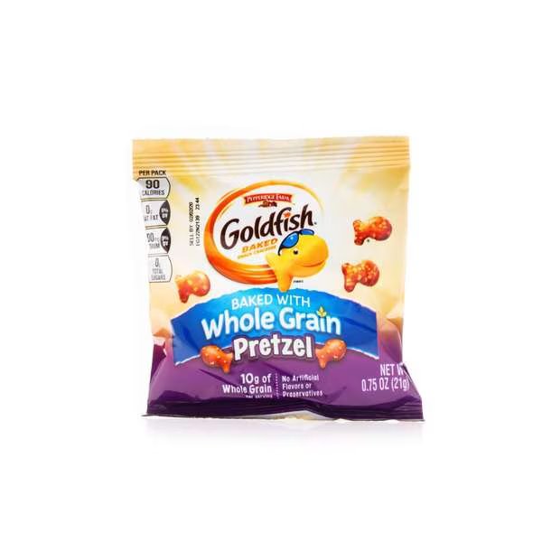 Whole Grain Pretzel Goldfish Snack Crackers .75 oz., PK300, Pepperidge Farms, Mfr#: 000014396