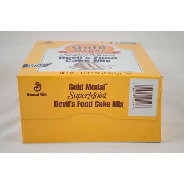 Gold Medal Cake Mix Super Moist Devil's Food 4.5lbs, PK6, Supermoist, Mfr#: 16000-12217