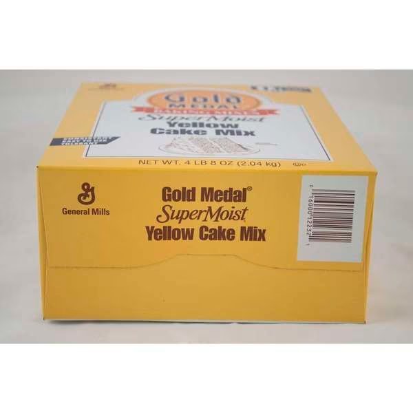 Gold Medal Cake Mix Super Moist Yellow 4.5lbs, PK6, Supermoist, Mfr#: 16000-12232