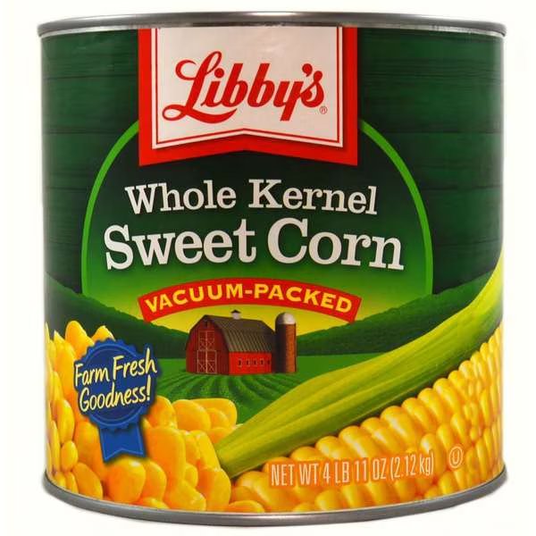 Corn Fancy Vacuum Pak 75 oz., PK6, Libbys, Mfr#: F003710003679