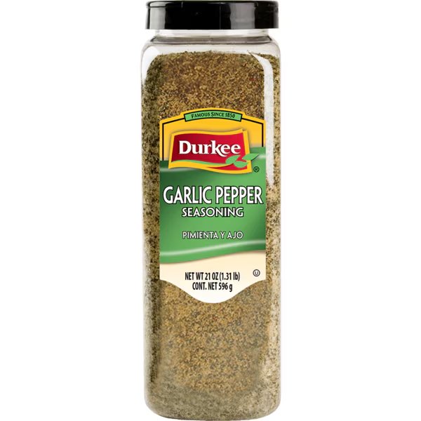 Durkee Garlic Pepper 21 oz., PK6, Durkee, Mfr#: 2004202