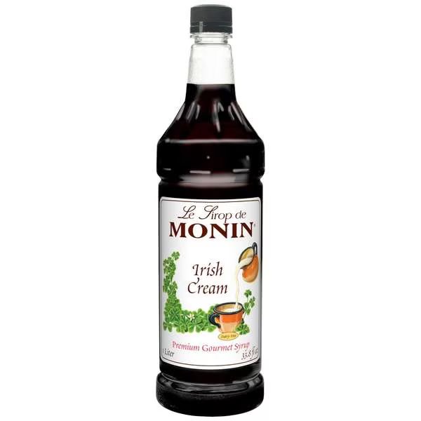 Monin Irish Cream Syrup 1 Liter Bottle, PK4, Monin, Mfr#: M-FR025F