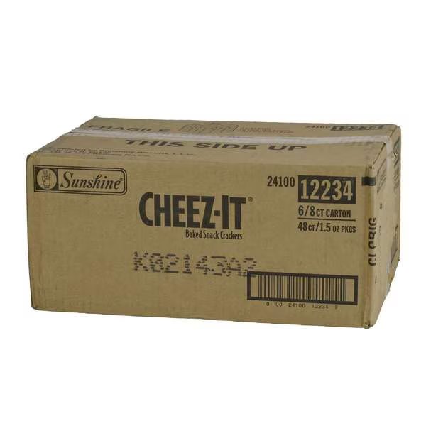 Cheez-It Original Crackers 1.5 oz. Bag, PK48, Cheez-It, Mfr#: 2410012234