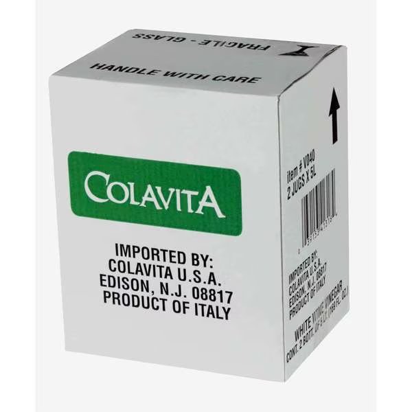 Colavita White Wine Vinegar 5 Liter, PK2, Colavita, Mfr#: V40
