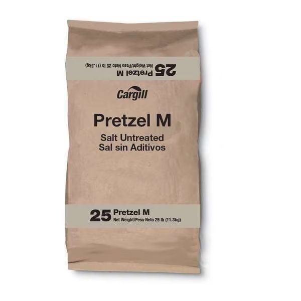 Cargill Pretzel M Salt Kosher 25lbs, Cargill, Mfr#: 100012619