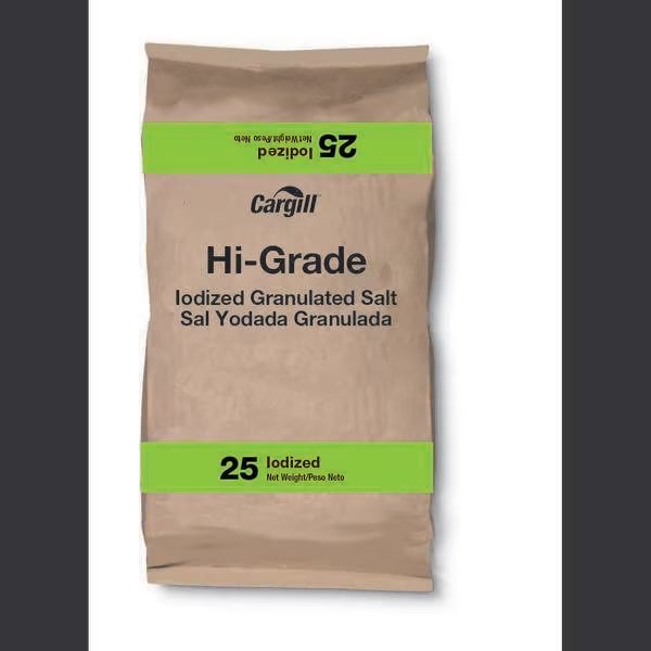 Cargill Hi-Grade Iodized 25lbs, Cargill, Mfr#: 100012517