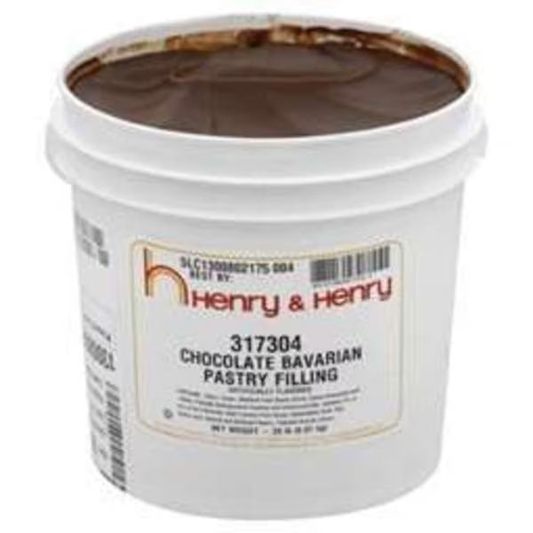 Henry And Henry Bavarian Chocolate Filling, 20lbs, Henry And Henry, Mfr#: 10193453