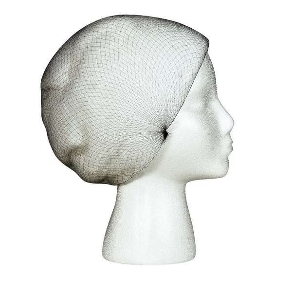 Hairnet Nylon Black Disposable 28", PK1440, Cellucap, Mfr#: HN5BK