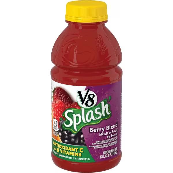 V8 Berry Splash 16 oz. Bottle, PK12, V8, Mfr#: 000014653