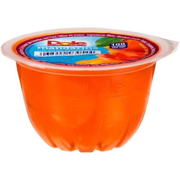 Dole Mandarin In Orange Gel 4.3 oz. Plastic Bowl, PK36, Dole, Mfr#: 03054