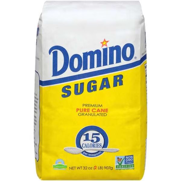 Domino Sugar Bale Extra Fine Granules 2lbs, PK20, Domino, Mfr#: 401149