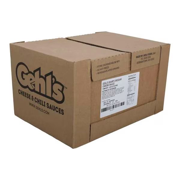 Gehl's Cheddar 140 oz., PK4, Gehls, Mfr#: G05101