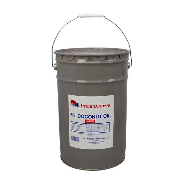 Commodity Red Coconut Oil 50lbs, Food Grade Ingredients, Mfr#: 416504