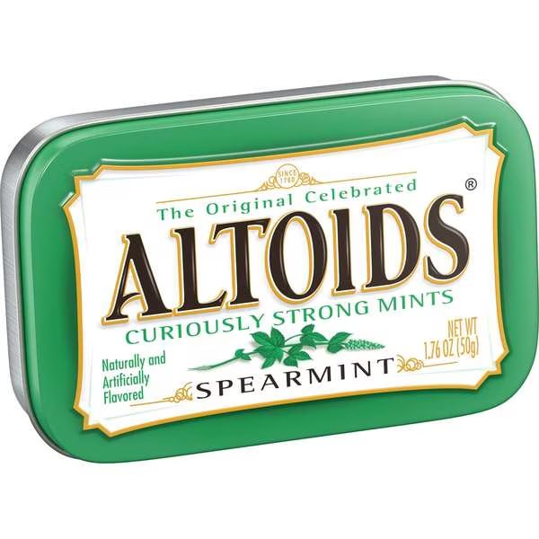 Altoids Mints Spearmint, PK144, Altoids, Mfr#: 259623