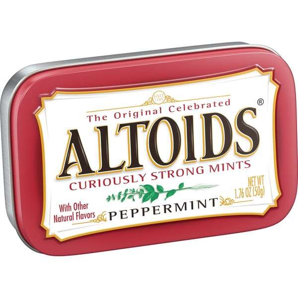 Altoids Single Peppermints 1.76 oz. Box, PK144, Altoids, Mfr#: 255751