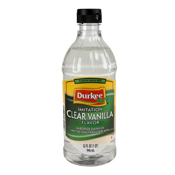 Durkee Clear Imitation Vanilla 32 fl. oz., PK6, Durkee, Mfr#: 2003904