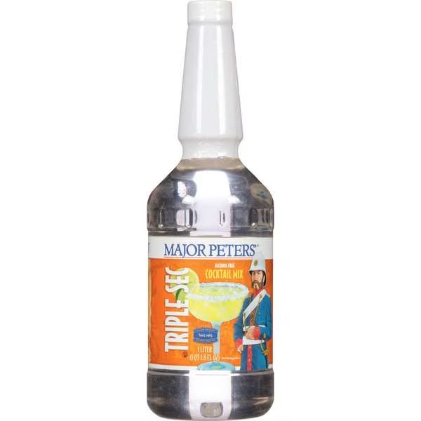 Major Peters' Triple Sec Cocktail Mix 33.8 oz., PK12, Major Peters, Mfr#: FGBVMJP17