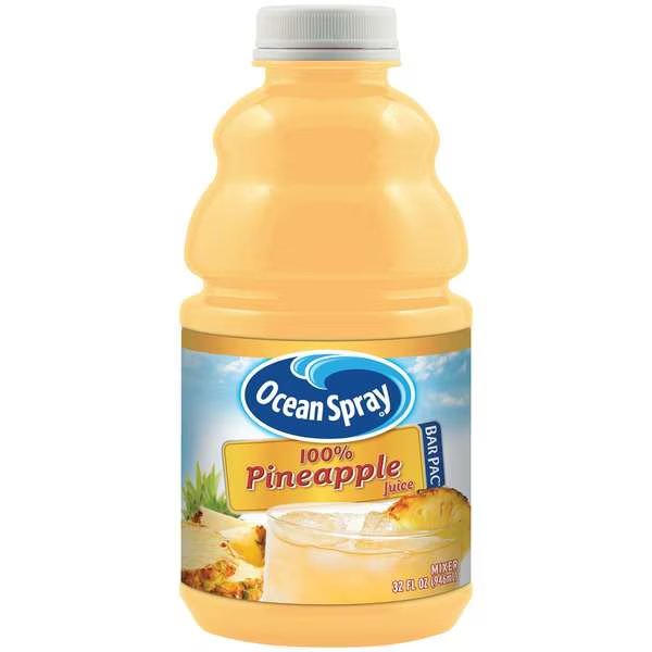 Ocean Spray Bar Pac Pineapple Juice 32 oz., PK12, Ocean Spray, Mfr#: 25924