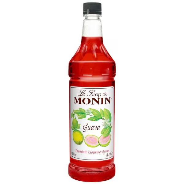 Monin Guava Syrup 1 Liter Bottle, PK4, Monin, Mfr#: M-FR066F