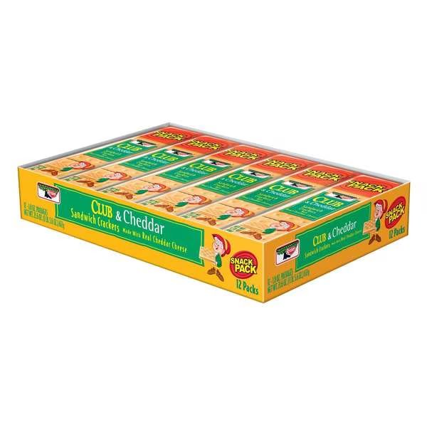 Keebler Club Kings Blend Cheddar Cracker 1.8 oz. Packet, PK144, Keebler, Mfr#: 3010021161