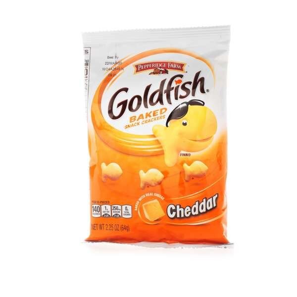 Pepperidge Farms Goldfish Cheddar Cracker 2.25 oz., PK72, Pepperidge Farms, Mfr#: 000015683