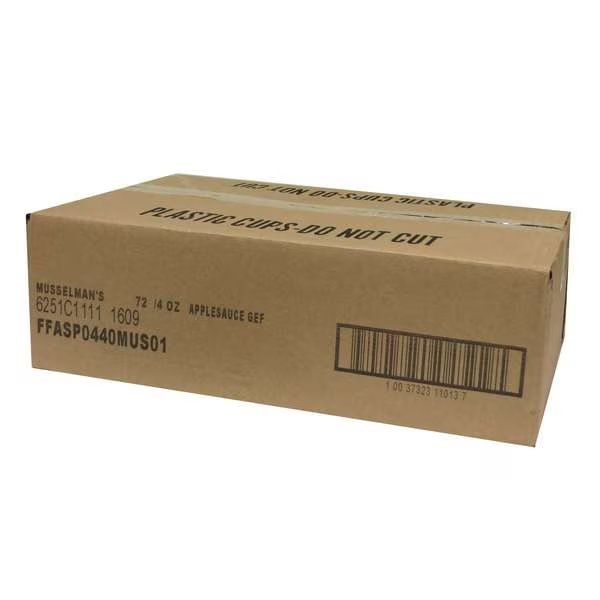 Musselman's Apple Sauce 4 oz. Bowls, PK72, Musselmans, Mfr#: FFASP0440MUS01