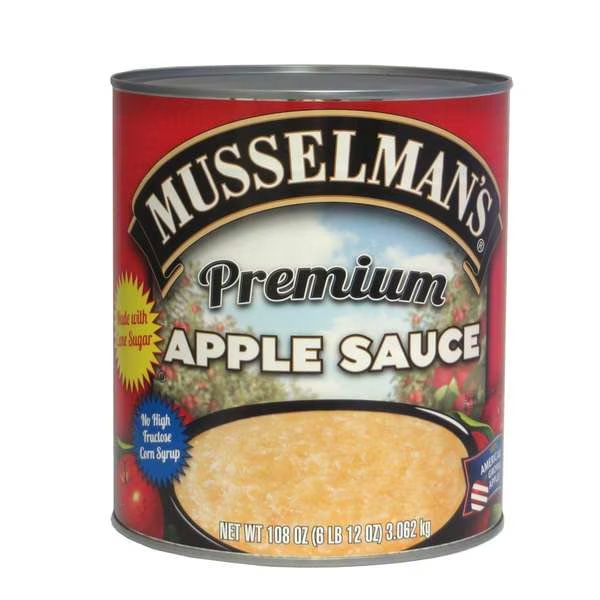 Musselman's Premium Apple Sauce 108 oz. Cans, PK6, Musselmans, Mfr#: FFASP8100MUS01