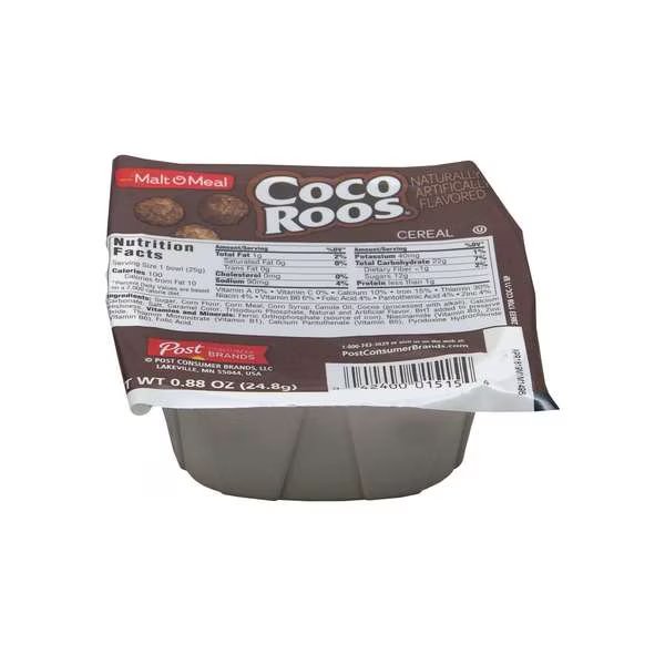 Malt O Meal Coco Roos .88 oz. Bowl, PK96, Malt O Meal, Mfr#: 01515