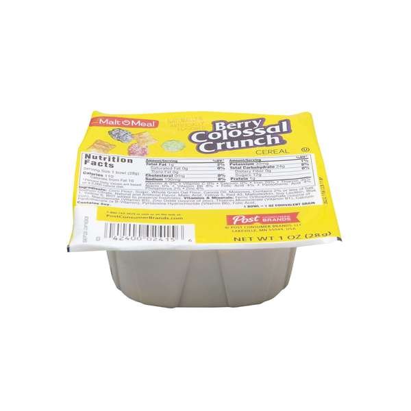 Malt O Meal Berry Colossal Crunch 1 oz. Bowl, PK96, Malt O Meal, Mfr#: 02415