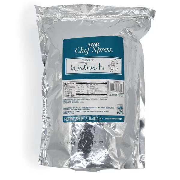Chef Xpress Candied Walnut Pieces 2lbs, PK3, Chef Xpress, Mfr#: 2816098