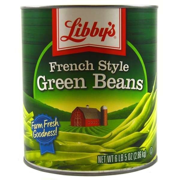 Libby French Style Green Bean 101 oz., PK6, Libbys, Mfr#: F003710093443