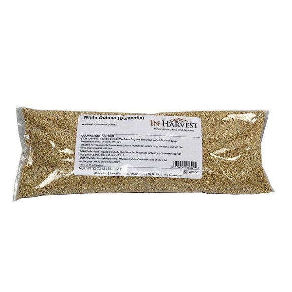 Domestic White Quinoa 2lbs, PK6, Inharvest, Mfr#: 16320