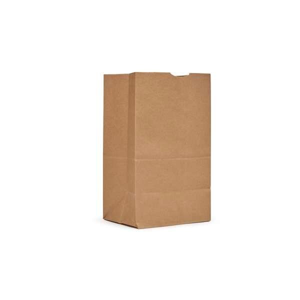 AJM 20# Kraft Squat Bag, PK500, Ajm Packaging, Mfr#: SQ40NP5C
