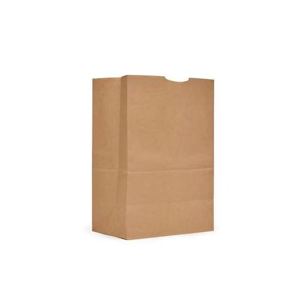 AJM 75# Narrow Base Kraft Bag, PK400, Ajm Packaging, Mfr#: GS75NP4C