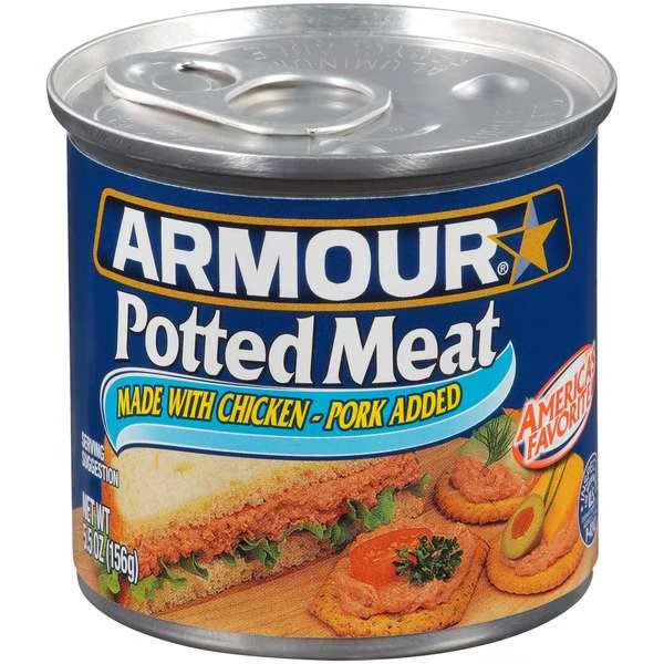 Armour Potted Meat 5.5 oz., PK24, Armour, Mfr#: 1700000950