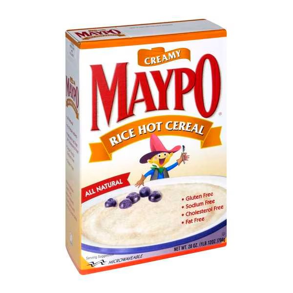 Maypo All Natural Creamy Rice Hot Cereal 28 oz., PK12, Maypo, Mfr#: 00501