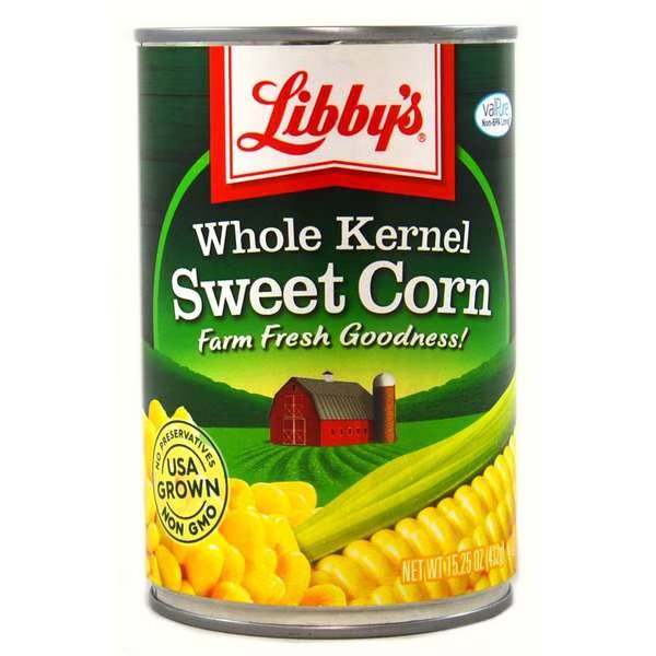 Libby Whole Kernel Corn 15 oz., PK24, Libbys, Mfr#: F003710093662