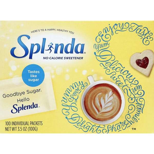 Splenda Packets 100 Count 3.5 oz., PK12, Splenda, Mfr#: SP14000100