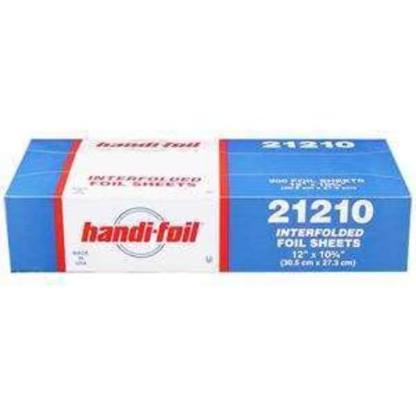 Handi-Foil 12X10.75 Interfolded Sheet Foil, PK2400, Handi-Foil, Mfr#: 21210