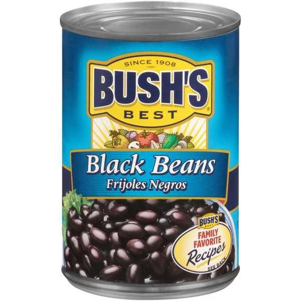 Bush's Original Black Beans 15 oz. Can, PK12, Bushs Best, Mfr#: 01881