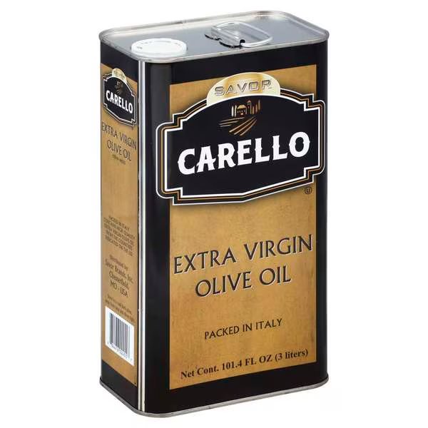 Savor Imports Extra Virgin Olive Oil 3 Liters, PK4, Savor Imports-Carello, Mfr#: 490315