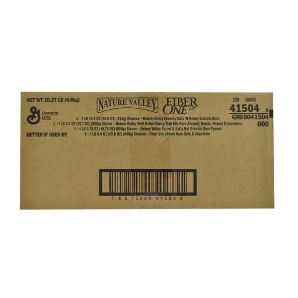 Nature Valley Granola Bar Variety Pack 4 Flavors 23.58 oz., PK7, Nature Valley, Mfr#: 16000-41504